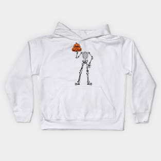 Skeleton Pumpkin Kids Hoodie